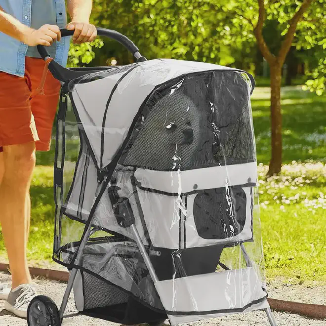 PawHut Stroller Rain Cover