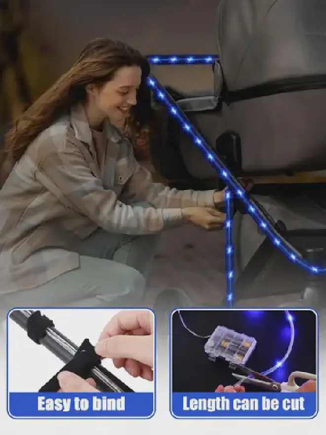 Pet Stroller Lights for Walking at Nigh