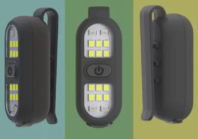 Clip-on Flashlight for Pet Strollers